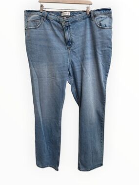 Abercrombie & Fitch Curve Love The 90s Slim Straight Ultra High Rise Jeans 24R